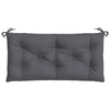 Claire Outdoor Cushion for Bench Set of 2 | Dark Gray Fabric | 39’’ BM326449