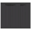 Reina Outdoor Storage Cabinet with Shelf | Black Polypropylene | 38’’ BM326454