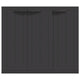 Reina Outdoor Storage Cabinet with Shelf | Black Polypropylene | 38’’ BM326454