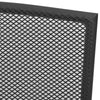 Outdoor Dining ArmSet of 4 | Dark Gray Steel Frame | Mesh Design