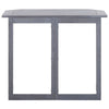 Outdoor Folding Balcony Table | Rectangular 35’’ | Gray Acacia Wood BM326459