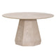 Tigo Dining Table Round 54’’ Light Gray Wood Modern Pedestal Base BM326490