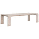 Dining Table Gray Acacia Wood Rectangular Extendable 82-114’’ Top BM326495