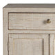 Lia Small Accent Cabinet 2 Door Drawer Antique Style Whitewash Wood BM326523