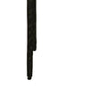 Lemy Side End Table 22’’ Rustic Round Brown Top Black Metal Legs BM326527