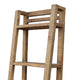 Bookcase, 5 Tier Shelves, Rustic Natural Brown Wood, Ladder Style, 72"