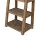 Bookcase 5 Tier Shelves Rustic Natural Brown Wood Ladder Style 72’’ BM326545