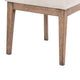 Mary Dining Side Chair Set of 2 White Classic Natural Elm Wood BM326562