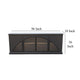 Evy Wide Sideboard Cabinet Arch Inspired 4 Glass Doors Black 96’’ BM326566