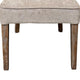 Rea Dining Side Chair Set of 2 Taupe Graywash Oak Wood 21’’ BM326596