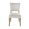 Ryna Dining Side Chair 2 Pc Light Gray Upholstery Washed Oak 20’’ BM326599