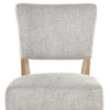Ryna Bar Stool Chair Light Gray Upholstery Washed Oak Wood 42’’ BM326601