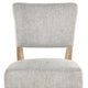 Ryna Bar Stool Chair Light Gray Upholstery Washed Oak Wood 42’’ BM326601