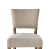 Ryna Counter Stool Chair Light Gray Upholstery Oak Wood 42’’ BM326602