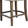 Rea Counter Stool Chair Beige Upholstery Graywash Oak Wood 41’’ BM326606