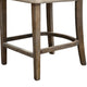Rea Counter Stool Chair Beige Upholstery Graywash Oak Wood 41’’ BM326606