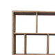 Neya Etagere Bookshelf Brick Bond Racks Brown Pine Wood 85’’ BM326607