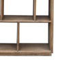Neya Etagere Bookshelf Brick Bond Racks Brown Pine Wood 85’’ BM326607