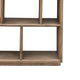 Neya Etagere Bookshelf Brick Bond Racks Brown Pine Wood 85’’ BM326607