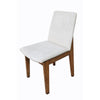 Kuro Dining Side Chair Set of 2, Tapered Legs, Reclaimed Wood, White