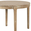 Tuley Dining Table | Tapered Legs | Pine Wood | Gray | 42’’ Round Top BM326633