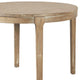 Tuley Dining Table | Tapered Legs | Pine Wood | Gray | 42’’ Round Top BM326633