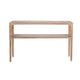 Tuley Sofa Console Table | Storage Shelf | Pine Wood | Gray | 48"