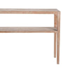 Tuley Sofa Console Table | Storage Shelf | Pine Wood | Gray | 48’’ BM326639