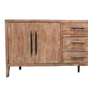 Tuley Sideboard Buffet Cabinet | 3 Drawers | 2 Cabinets | Brown | 91’’ BM326643