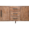 Tuley Sideboard Buffet Cabinet | 3 Drawers | 2 Cabinets | Brown | 91’’ BM326643
