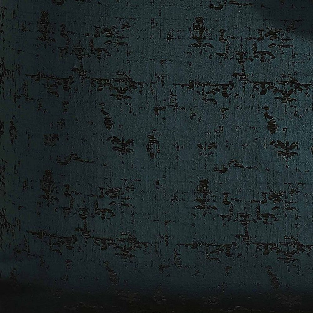 Beny 10pc King Size Comforter Set | Dark Turquoise Blue Woven Jacquard