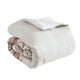 Jenya 5pc Queen Comforter Set with Shams | Floral Print | White