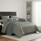 Mely 10pc Coverlet Queen Comforter Set | Shams | Green Woven Jacquard