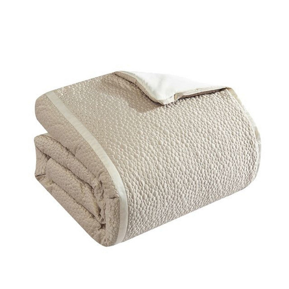 Dely 8pc Satin King Size Comforter Set with Shams | Reversible Gold