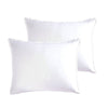 Keo 9pc King Comforter Set | Reversible | Shams | Silky Ivory White