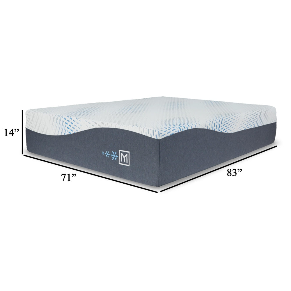 Ashley Miy California King Mattress | Cool Gel Memory Foam | 14’’ Adjustable