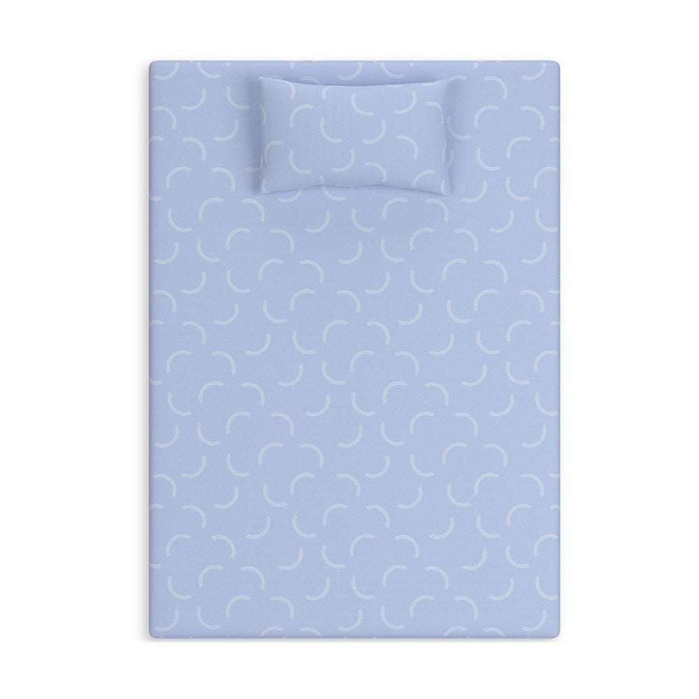 Ashley Ruve Twin Mattress | Standard Pillow | Memory Foam | Light Blue 7’’