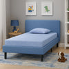 Ashley Ruve Twin Mattress | Standard Pillow | Memory Foam | Light Blue 7"
