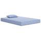 Ashley Ruve Full Mattress | Standard Pillow | Memory Foam | Light Blue 7"