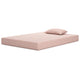 Ashley Ruve Twin Mattress | Standard Pillow | Memory Foam | Light Pink 7’’