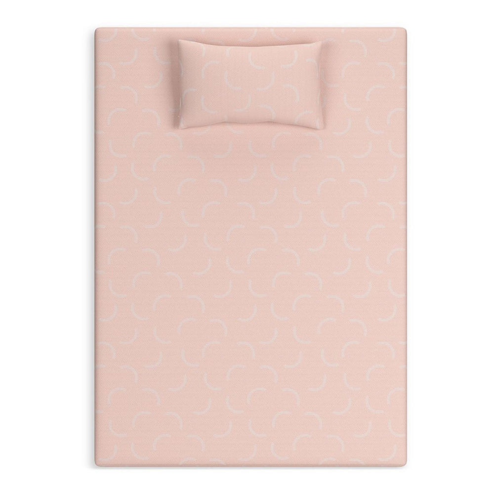 Ashley Ruve Twin Mattress | Standard Pillow | Memory Foam | Light Pink 7’’