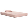 Ashley Ruve Full Mattress | Standard Pillow | Memory Foam | Light Pink 7"