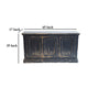 Miy Sideboard Buffet Cabinet 3 Door Antique Black Pine Wood 65 Inch BM326794