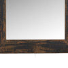 Freestanding Mirror 80 Inch Rectangular Reclaimed Wood Antique Black BM326808