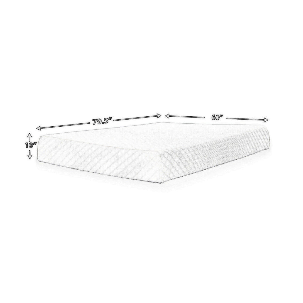 Ashley Jeny Queen Mattress | Firm Memory Foam | Stretch Cover | 10’’ Cooling