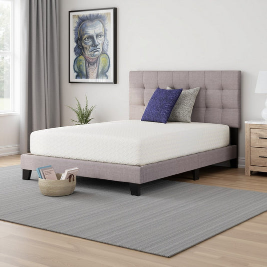 Ashley Jeny Queen Mattress | Med Firm Memory Foam | Cool Stretch Cover 8"