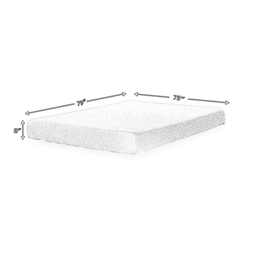 Ashley Jeny King Mattress | Med Firm Memory Foam | Cool Stretch Cover 8’’