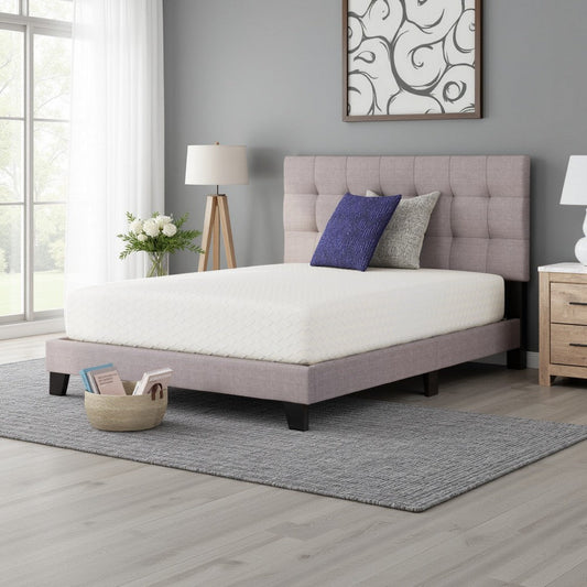 Ashley Jeny King Mattress | Med Firm Memory Foam | Cool Stretch Cover 8"