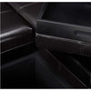 Storage Ottoman Tufted Chocolate Brown Faux Leather 35 Inch Square BM326875