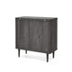 Raya Tall Dresser Chest | 3 Drawers and Rubberwood Legs | Modern Gray